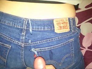 Cum on wifes jeans