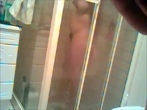 sexy sis inlaw in shower