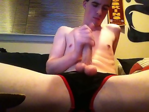 Hot Boy With Huge Cock Selfsuck,Riding Dildo On Cam