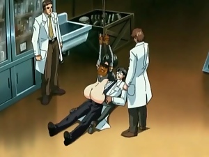 Scientists gangbang big titty hentai girl