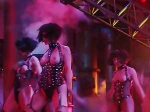 Gina Gershon and Elizabeth Barkley nude scene from Showgirls