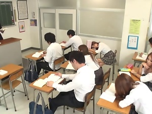 Japanese schoolgirls in control