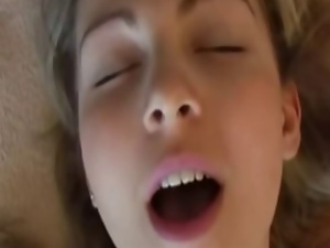 Beautiful teen orgasm face
