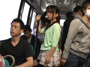 Japanese fake public sex