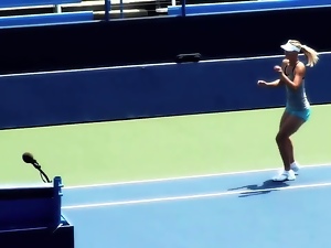 Maria Sharapova - hot training session