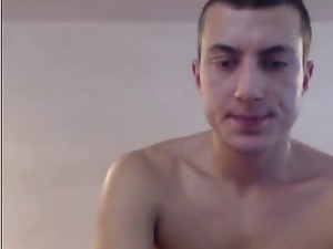 UK, Hot Guy Fucks His Asshole And Cum On Cam