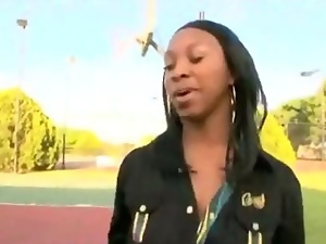 Ghetto Brown Booty Blowing And Riding Black