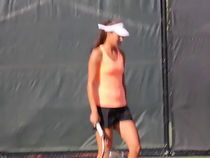 Ana Ivanovic hot serbian player during training part 2