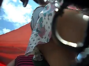 upskirt in the market 2