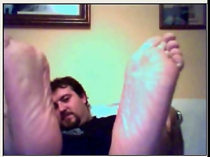 chatroulette straight male feet - spanish bear