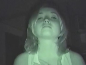 Nightvision Blowjob and Swallow