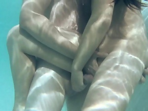 Hot massage and underwater sex