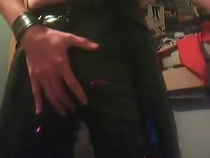 PVC tight pants