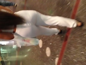 The best ass in white see thru leggings