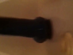 Athena with Monster Black Dildo 2