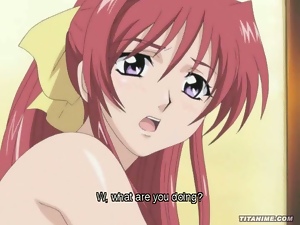 Sexy big jugs hentai anime milf rammed by stranger