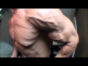 Boned up BodyBuilder Bust