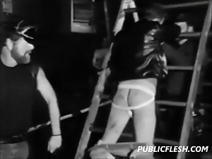 Classic Gay Bondage Ass Whipping