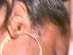 Ghetto Lesbian BBW Ebony Fake Cock Fucking