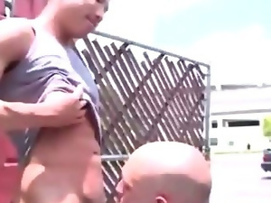 Public gays get nasty fucking