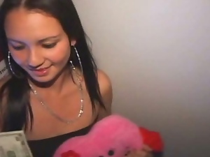 Teen Toni Giving the Perverts a Valentine Blowjob