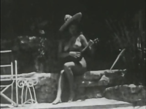 Two Models at a swimming pool