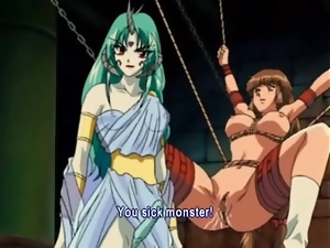 Beautiful hentai BDSM video in the dungeon
