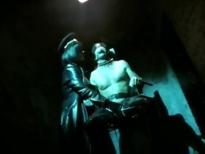 Horny mistress DPed by dominated studs