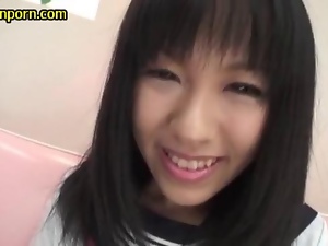 Asian japanese schoolgirl in lingerie mak ...