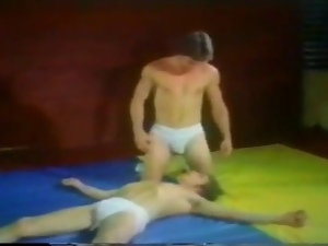 Vintage Wrestlers Fuck Bareback in OTC Tube socks