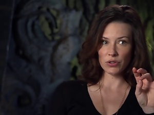 Evangeline Lilly talking about the hobbit