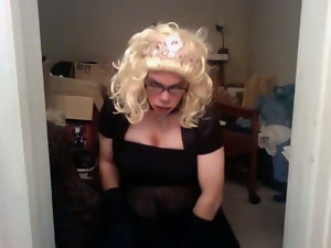 Faggot sissy loves to jack off