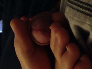 Little footjob