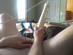 My wife playing