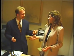 Boss&#039;s Secretary fuck black interviewee