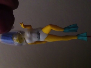 Marge Simpson figure cum shot