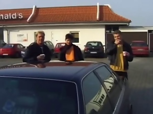Sex In Public Threesome