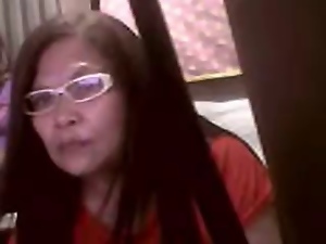 Asian granny Elizabeth 57 flashing 1