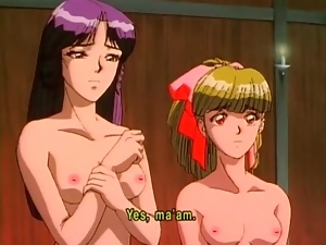 Anime mistress with a whip dominates lustily