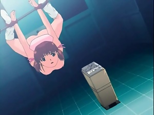 Hentai teen toy fucked in her virginal pussy