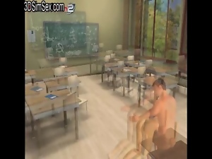 Teacher gets spanked  by student