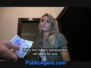 PublicAgent Sophia Fucks me for Money