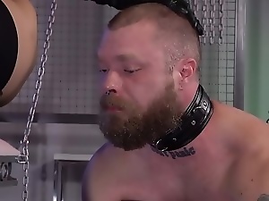 Bound and Fucked with a Strap-on 1 (Double cumshot)